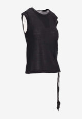Ann Demeulemeester Biba Sleeveless Top Black B0011981FA570_099