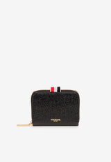 Thom Browne Pebble Grain Zip-Around Wallet Black FAW062A00198_001