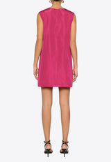 P.A.R.O.S.H Pimpy Ruffled Mini Dress Pink D731358PIMPY_042