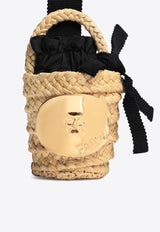 Patou Iconic Bucket Keyring Beige AC0980140_102V