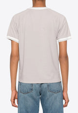 Autry Logo Print Crewneck T-shirt Gray TSPW94_CF