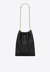 Saint Laurent Jamie Pochon Shoulder Bag in Nappa Leather Black 781666AAB32_1000