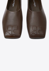 Courrèges AC Heritage Nappa Leather Loafers Brown 324SCS105CR0052_1146