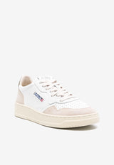 Autry Medalist Leather Low-Top Sneakers White AULMLS_77