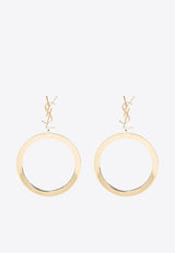 Saint Laurent Cassandre Drop Earrings Gold 784142Y1500_8030