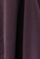 Chloé Classic Flared Pants Purple CH25SPA09355_56B_DEEP PURPLE_32772865