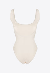 Anine Bing Jace One-Piece Swimsuit White A110107_127