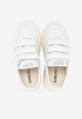 Autry Kids Boys Medalist Kidstripes Low-Top Sneakers White KILKFF_15