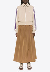 Autry Knitted Zip-Up Tennis Jacket Sand JAPWB7_KT