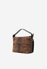 Jérôme Dreyfuss Large Pepito Leopard Print Crossbody Bag Brown 45PEPLCR_Imprimé Léopard Naturel