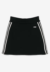 Autry Knitted Tennis Mini Skirt Black SKPWC2_KK