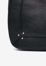 Jérôme Dreyfuss Medium Pepito Leather Crossbody Bag Black 44PEPMCR_Noir