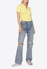 Ralph Lauren Julie Pony Polo T-shirt Yellow 211870245030_700