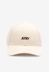 Autry Logo Embroidered Baseball Cap Beige ACPUC9_BS
