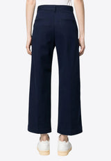 Ralph Lauren Cropped Wide-Leg Pants Navy 211873988004_410