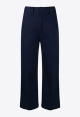 Ralph Lauren Cropped Wide-Leg Pants Navy 211873988004_410