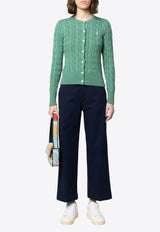 Ralph Lauren Cropped Wide-Leg Pants Navy 211873988004_410