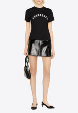 Courrèges Logo Crewneck T-shirt Black 124JTS006JS0112_9999