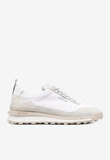 Thom Browne Alumni Leather Low-Top Sneakers White MFD271BF0488_107