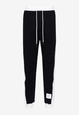 Thom Browne 4-bar Stripes Mid-Rise Track Pants Navy MJQ213A03037_415