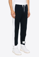 Thom Browne 4-bar Stripes Mid-Rise Track Pants Navy MJQ213A03037_415