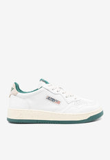 Autry Medalist Leather Low-Top Sneakers White AULMVS_06