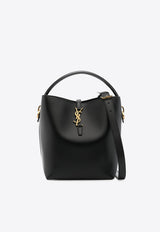Saint Laurent Le 37 Bucket Bag in Calf Leather Black 7428282R20W_1000