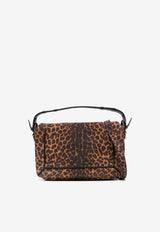 Jérôme Dreyfuss Medium Pepito Leopard Print Crossbody Bag Brown 45PEPMCR_Imprimé Léopard Naturel
