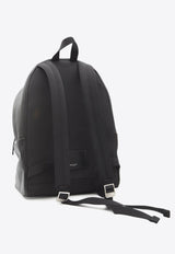 Saint Laurent City Leather Backpack Black 534967AAEJZ_1000