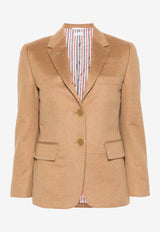 Thom Browne Single-Breasted Camel-Hair Blazer Camel FBC637AF0811_275
