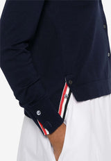 Thom Browne 4-bar Stripes Polo Cardigan Navy FKL003AY3036_415