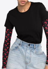 Moncler Logo Patch Crewneck T-shirt Black K10938C73200V8058_999