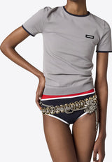 Miu Miu Logo Patch Bikini Bottom Navy MMP271SOOO14SJ_F022X