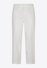 Thom Browne Tailored Straight-Leg Pants White MTU335WF0576_100
