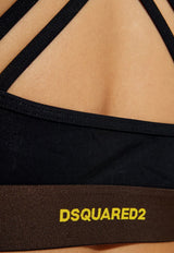 Dsquared2 Icon New Generation Sports Bra Black D8RGD5870_001