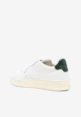 Autry Medalist Leather Low-Top Sneakers White AULMLL_47