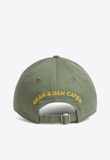 Dsquared2 Logo Embroidered Baseball Cap Green BCM088105C00001_M1845