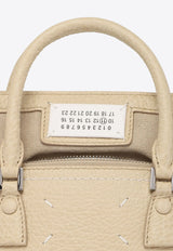 Maison Margiela 5AC Leather Top Handle Bag Beige S56WG0081P4455_T2019