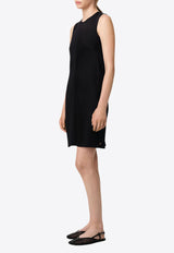 AMI PARIS Sleeveless Midi Dress Black FDR066AC0014_001