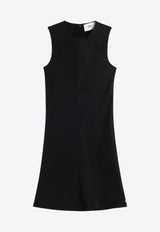 AMI PARIS Sleeveless Midi Dress Black FDR066AC0014_001