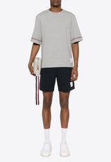 Thom Browne Signature Loop T-shirt Gray MJS282AJ0199_055