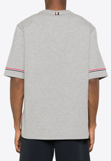 Thom Browne Signature Loop T-shirt Gray MJS282AJ0199_055