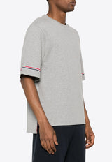 Thom Browne Signature Loop T-shirt Gray MJS282AJ0199_055
