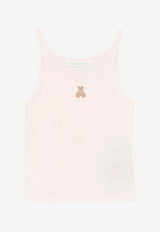 Palm Angels Mini Bear Tank Top Powder PWAD076S25JER001_3C60