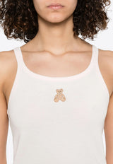Palm Angels Mini Bear Tank Top Powder PWAD076S25JER001_3C60