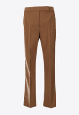 Max Mara Okra Satin Tailored Pants Caramel 2511131072600OKRA_070