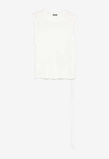 Ann Demeulemeester Biba Sleeveless Top White B0011981FA570_002