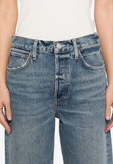 Agolde 90´s Faded Denim Shorts Blue A223B1206_RNU