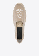 Isabel Marant Canae Logo Embroidered Espadrilles Beige EP0001FAA1C71S_90BE