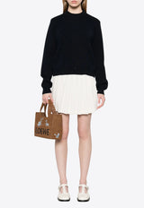 Golden Goose DB Marcie Pleated Mini Skirt Off-white GWP02093P001801_20103